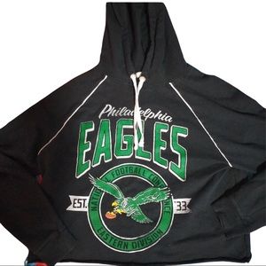 Philadelphia Eagles Crop Top Hoodie Women's Size L